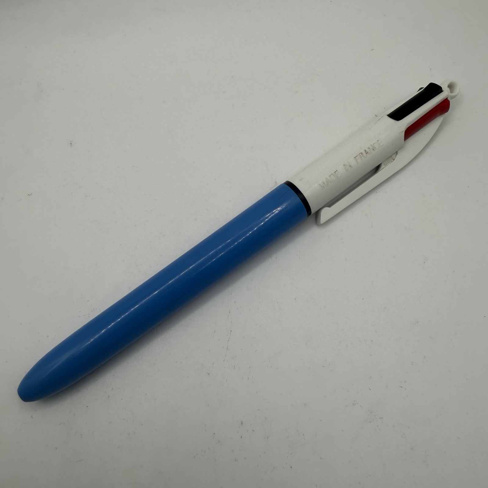 Vintage BIC Multi Color Pen Made in France Click Ballpoint Green Red Blue Black