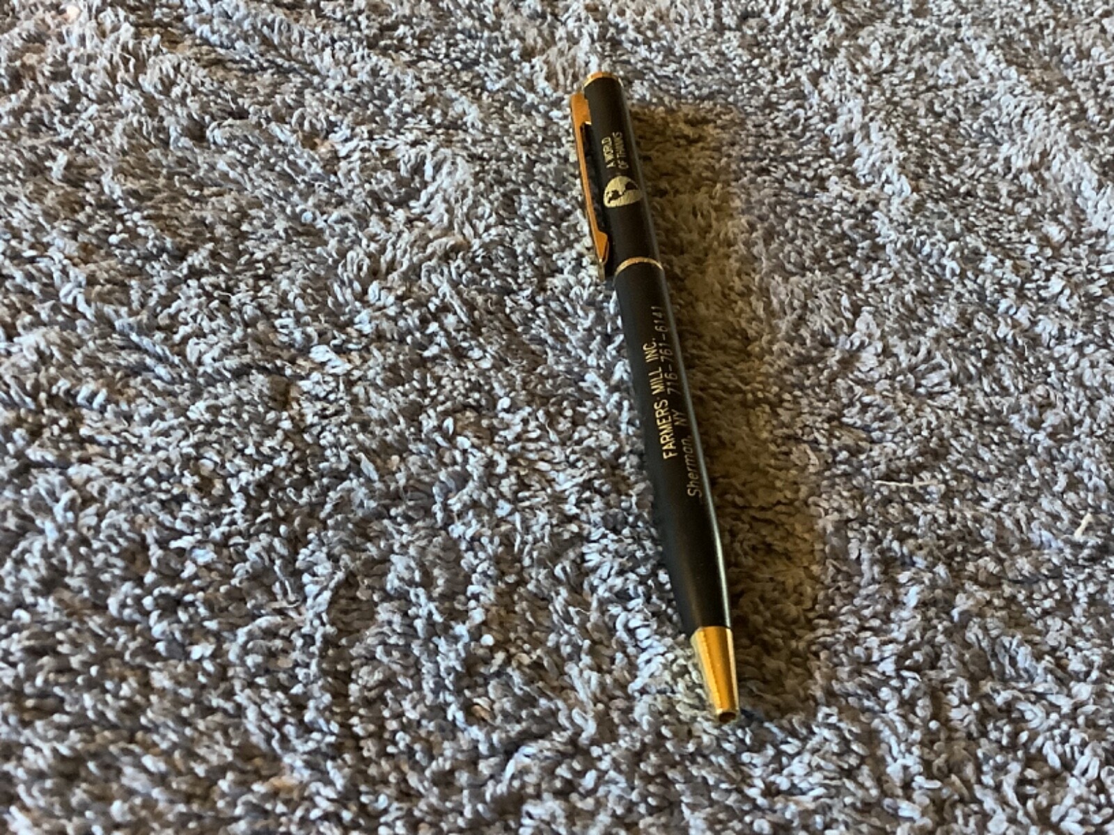 VINTAGE FARMERS MILL INC., SHERMAN, NY ADLER ADVERTISEMENT PEN