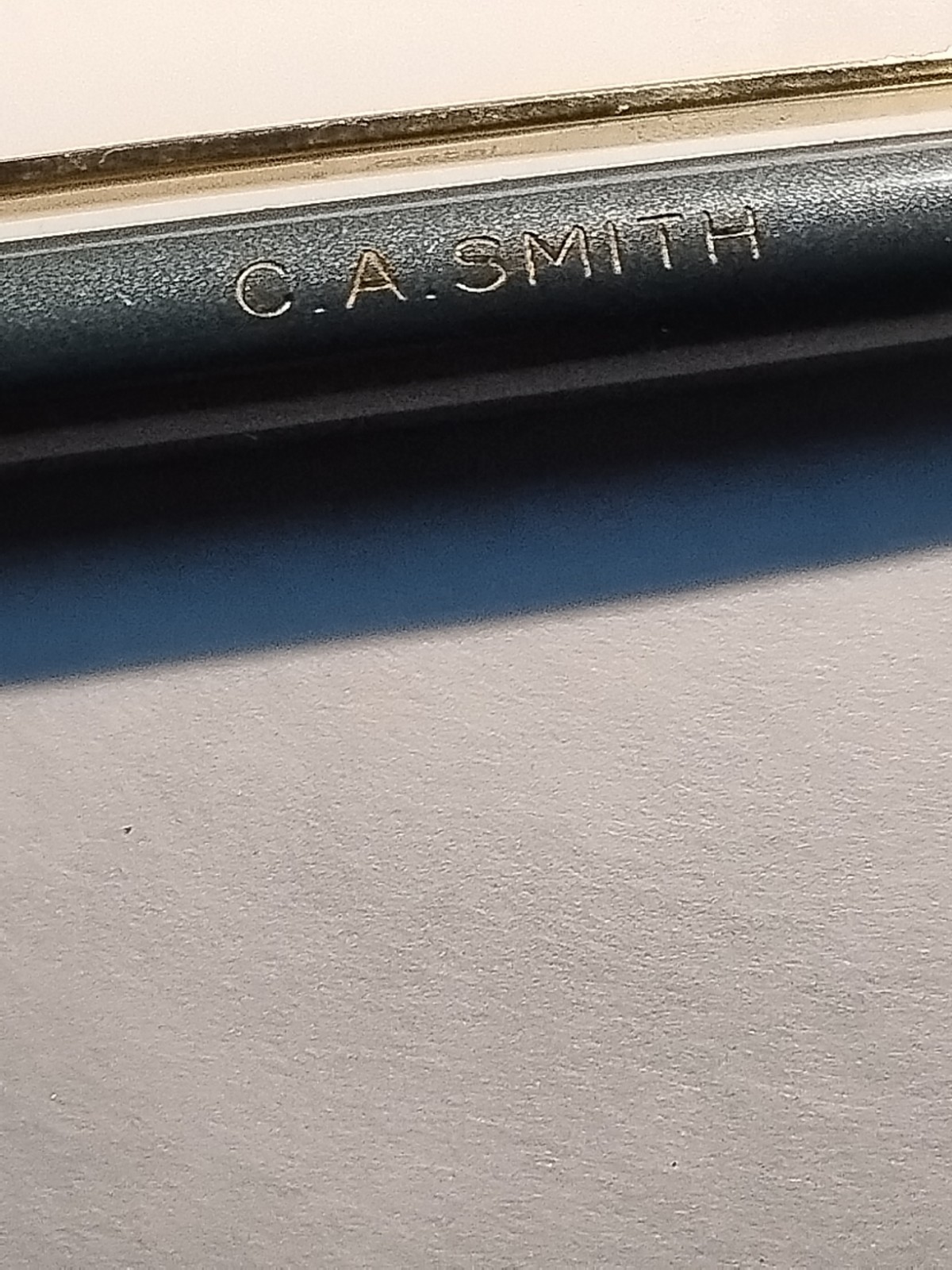 VTG Elysee Ballpoint Pen-Grey-personalized & Frist Federal Stamp-Made Germany#88