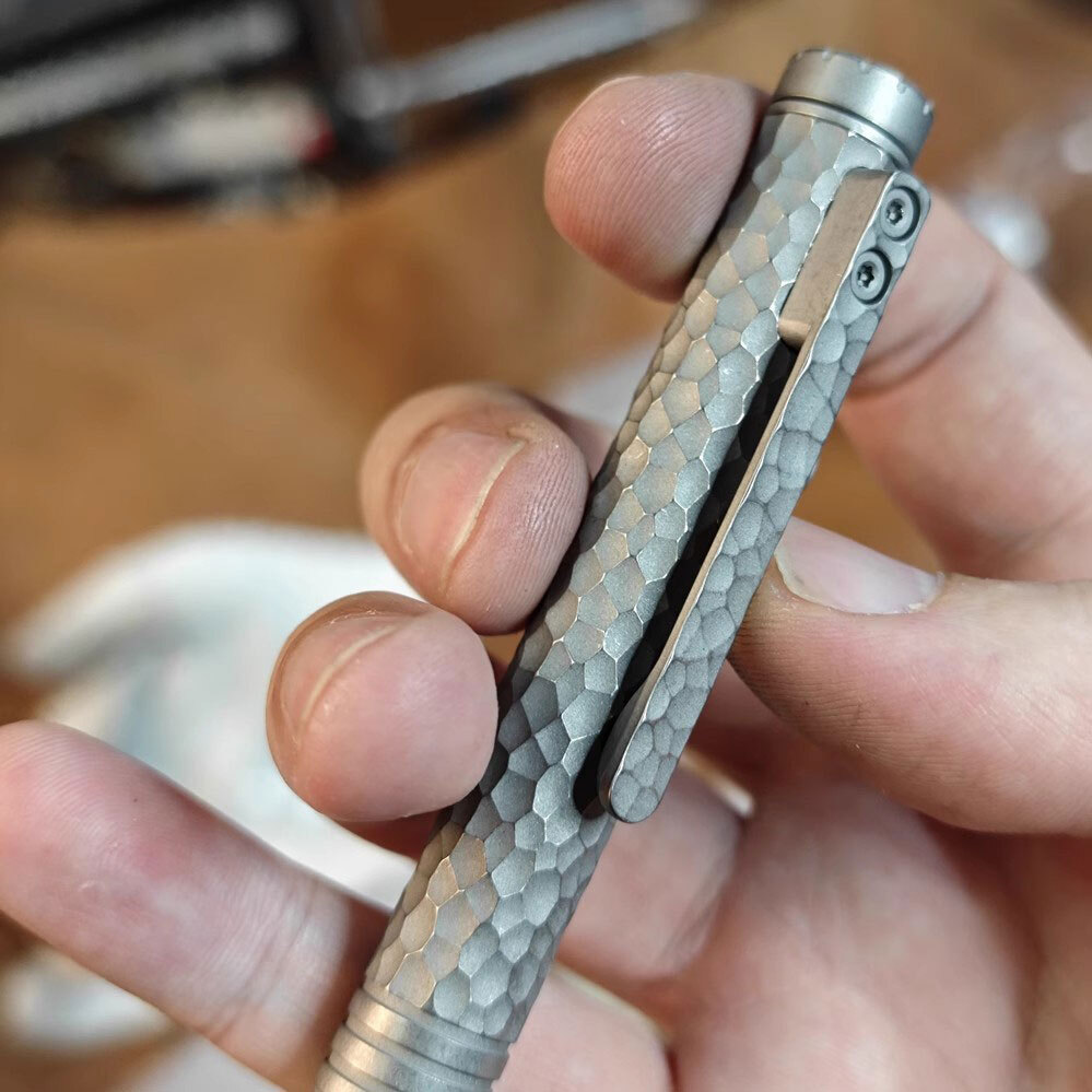 EDC Titanium Spinner Pocket Ball Pen Business Signature Pen StudentS Stationery