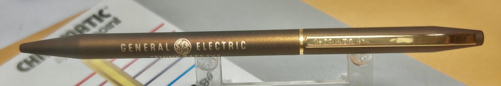 1986 Ritepoint CHROMATIC Standard Salesman Sample CR-732 GENERAL ELECTRIC Pen