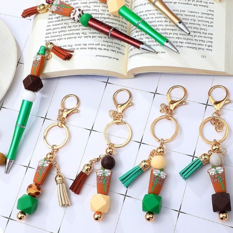 86Pcs DIY Bead Ballpoint Pen Set, for Kid Adult Christmas Gift