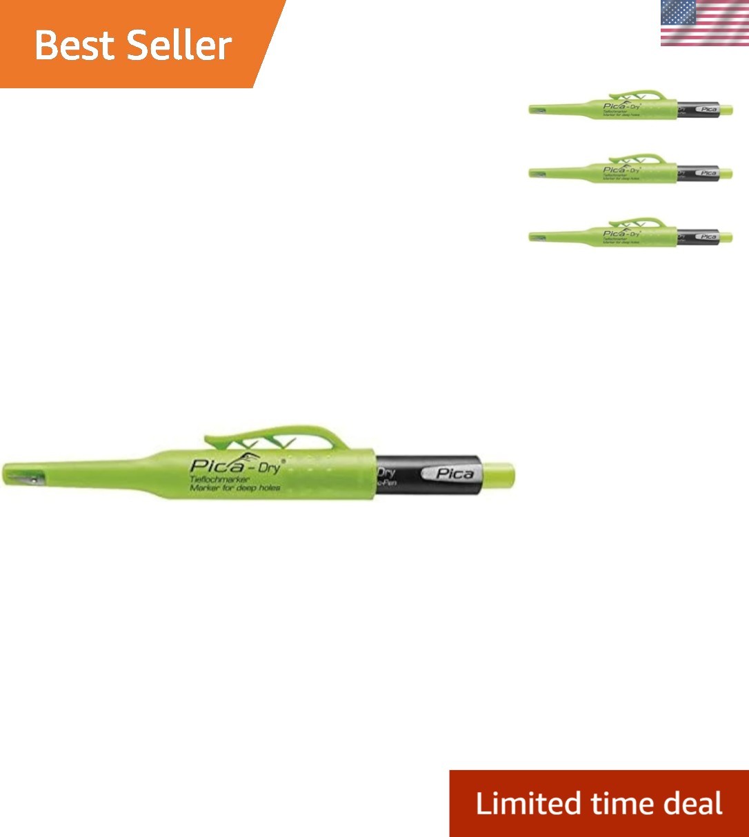 Durable Dry Longlife Pen Set – 2 Pack with Multicolor Ink, Ready for All Ages
