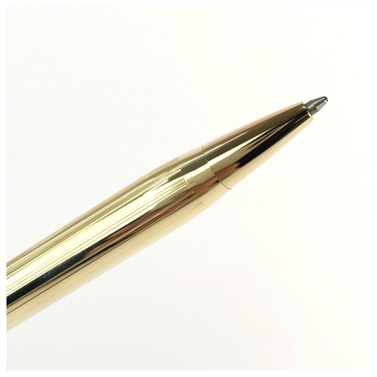 CROSS Vintage Townsend Gold Brass Ballpoint Pen Unisex Ladies 602593 [Used]