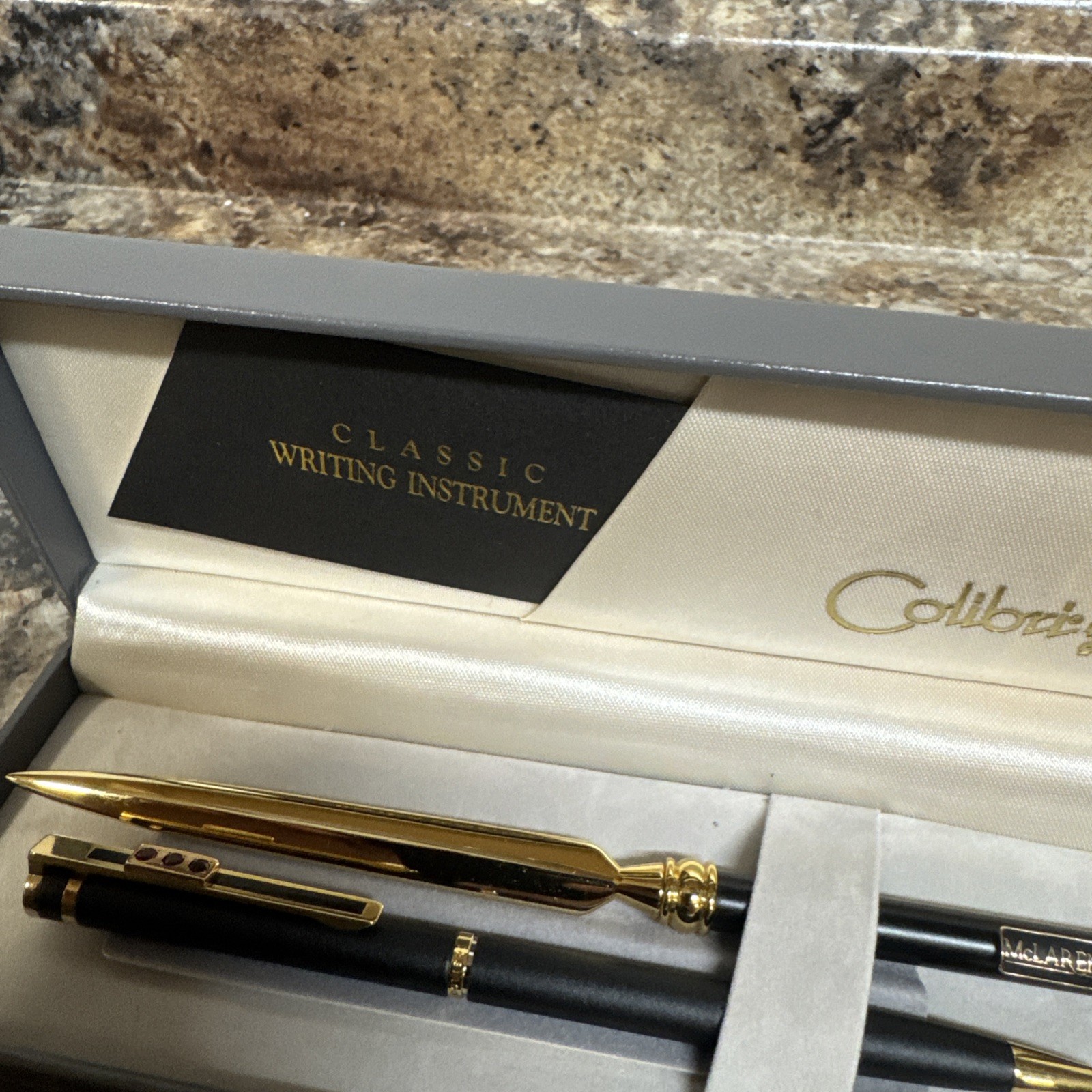 Colibri Classic Writing Instrument Pen And Letter Opener McLaren Pink Gems