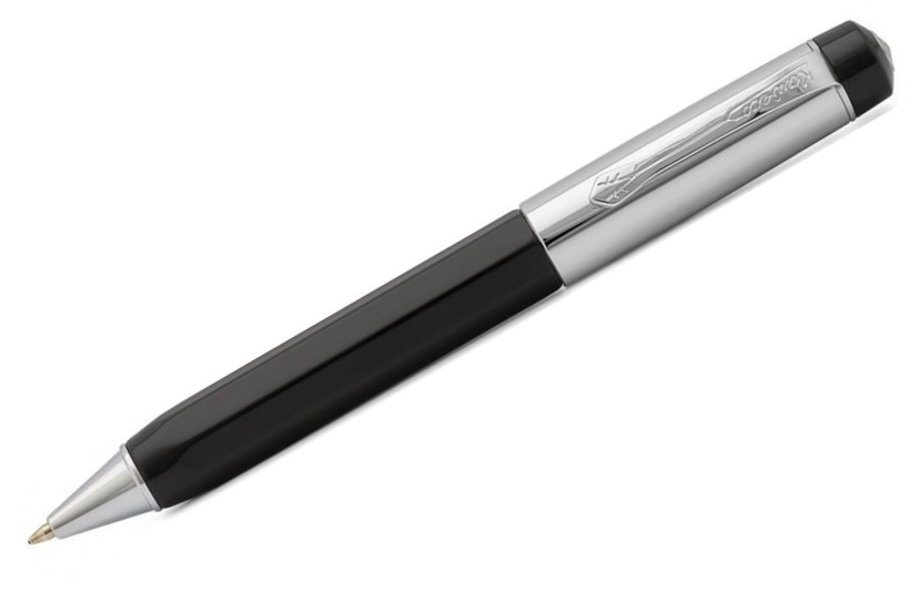 Kaweco Elite Ballpoint Pen, Black & Chrome, Brand New in Box