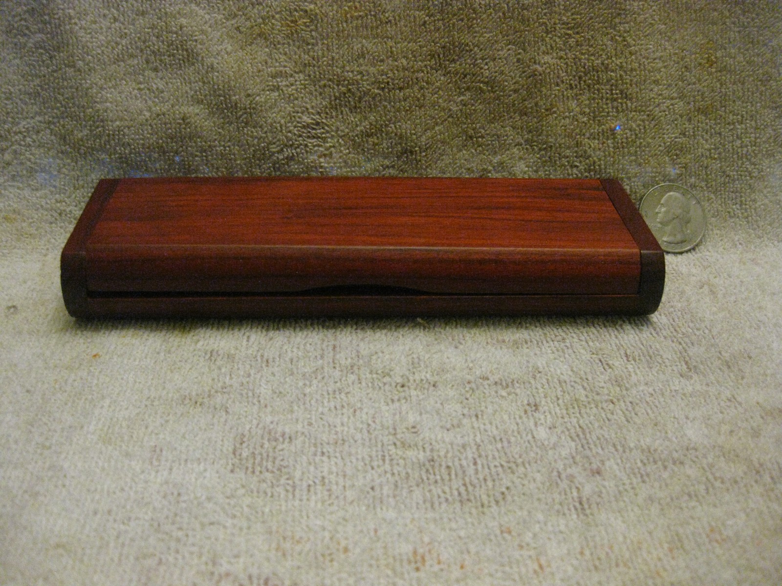 Writing Pen Set: Pen with travel wooden box [excellent shape]