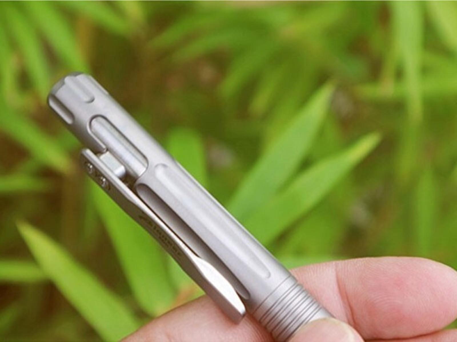 Titanium Alloy Pocket Ball Pen Tactical Signature Ballpoint Pen Outdoor EDC Tool