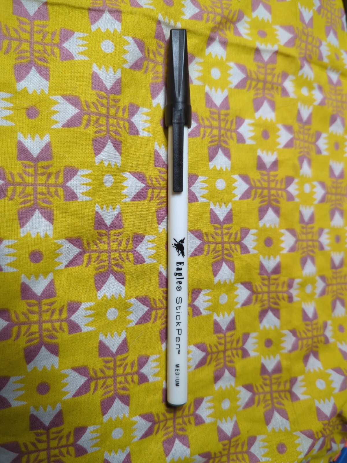 VTG Box 8 Berol Eagle STICKPENS Ball Point Pens Black Medium All Tested And Work