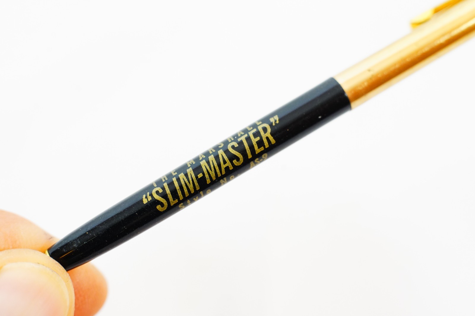 Vintage The Marshall Slim-Master Sample Ballpoint Pen Style AS-9