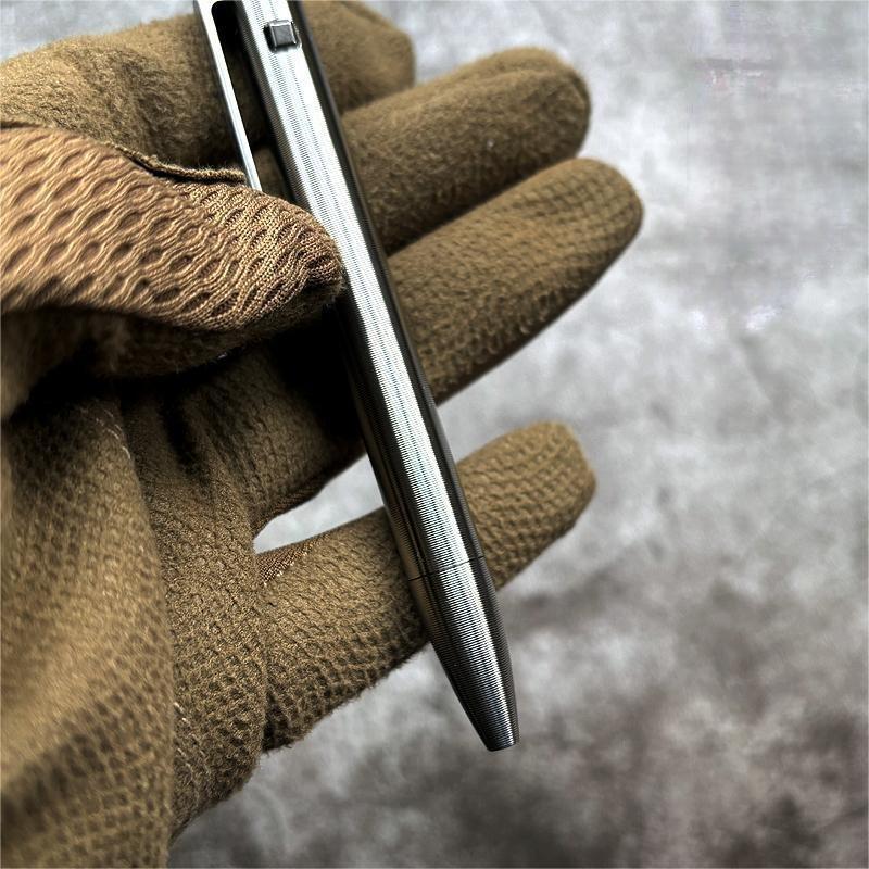 1PC Titanium Ballpoint Pen EDC Pocket pen Business Office Writing Signature Gift