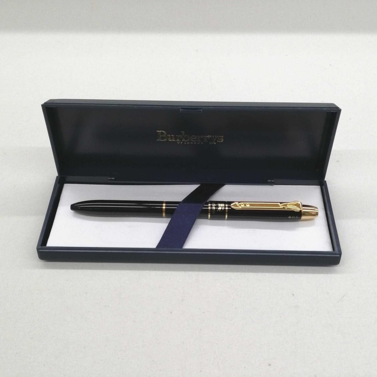 BURBERRYS Ballpoint Pen With Box Used