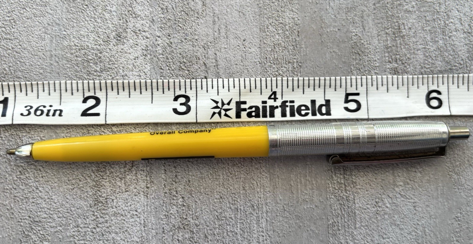 Vintage 60s 70s KEY Work and Western Wear Advertising Ballpoint Pen ~Dry Ink~