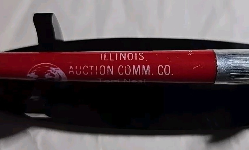 VTG Ball Point Pen Illinois Auction Comm. Co. Paris Illinois