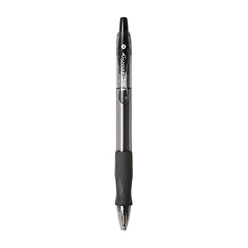 Glide Bold Retractable Ball Point Pen, Bold Point 4 Count (Pack of 1) Black