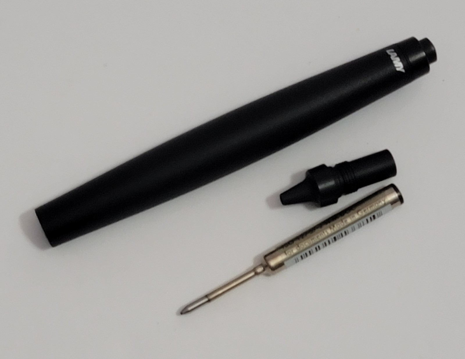 Lamy Scribble All Black Ballpoint Pen Made In Germany RARE