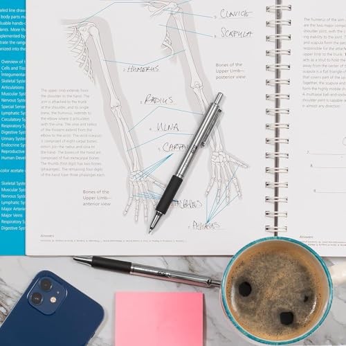 Zebra Pen STEEL G-402 Retractable Gel Pen – 0.5mm 1 Count (Pack of 1) Black A