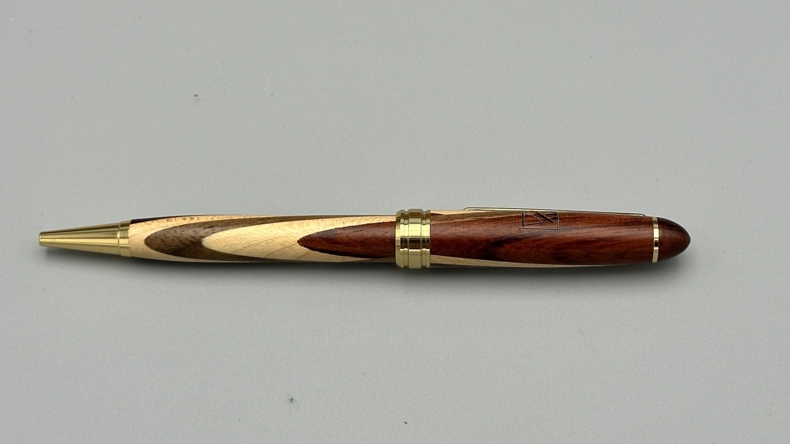 Rare Genuine Mercedes Benz ML Wood Ballpoint Pen And Box