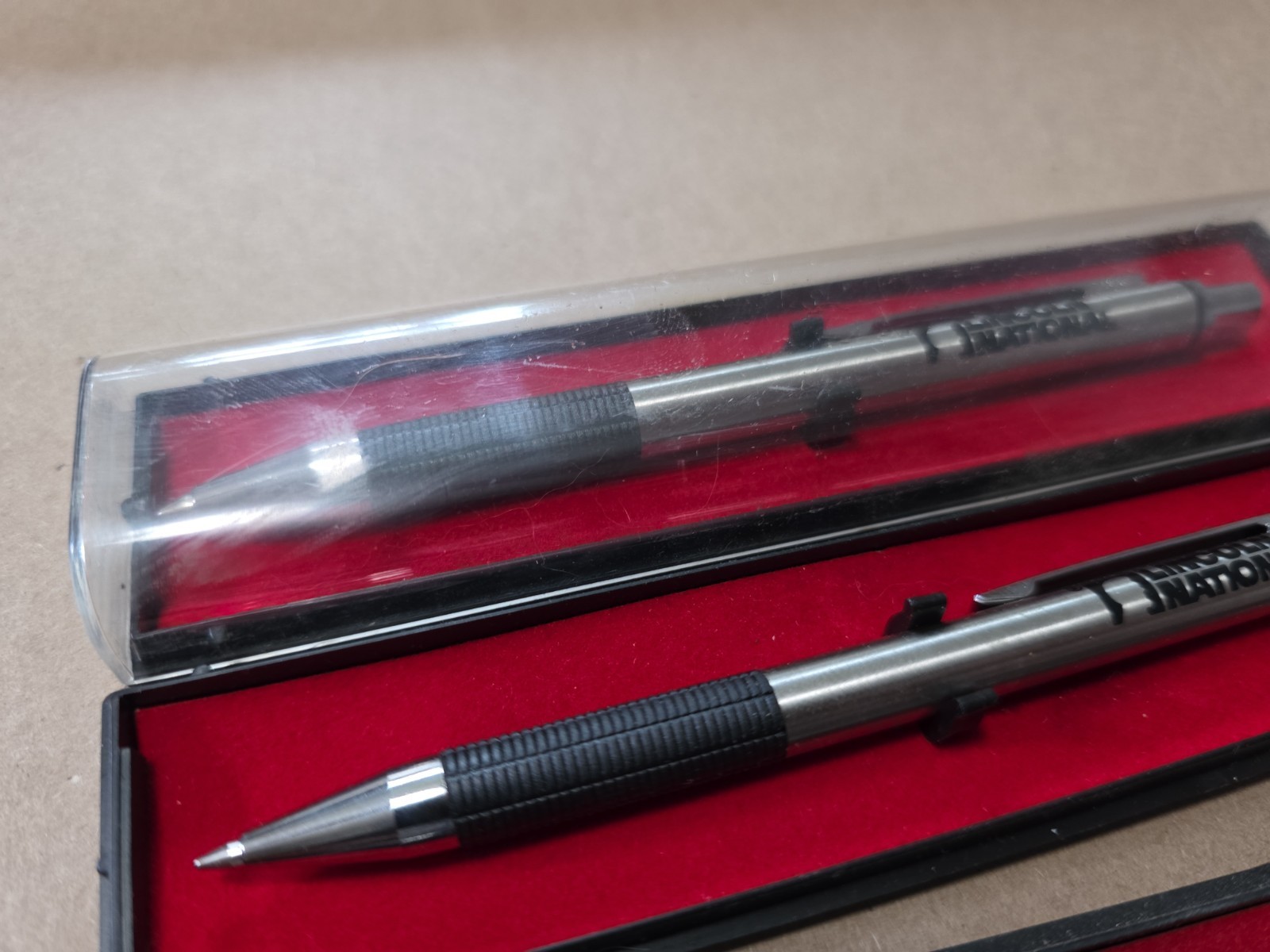 lot of 3 VTG Ballpoint Pens Lincoln National Fort Wayne Indiana Indiana
