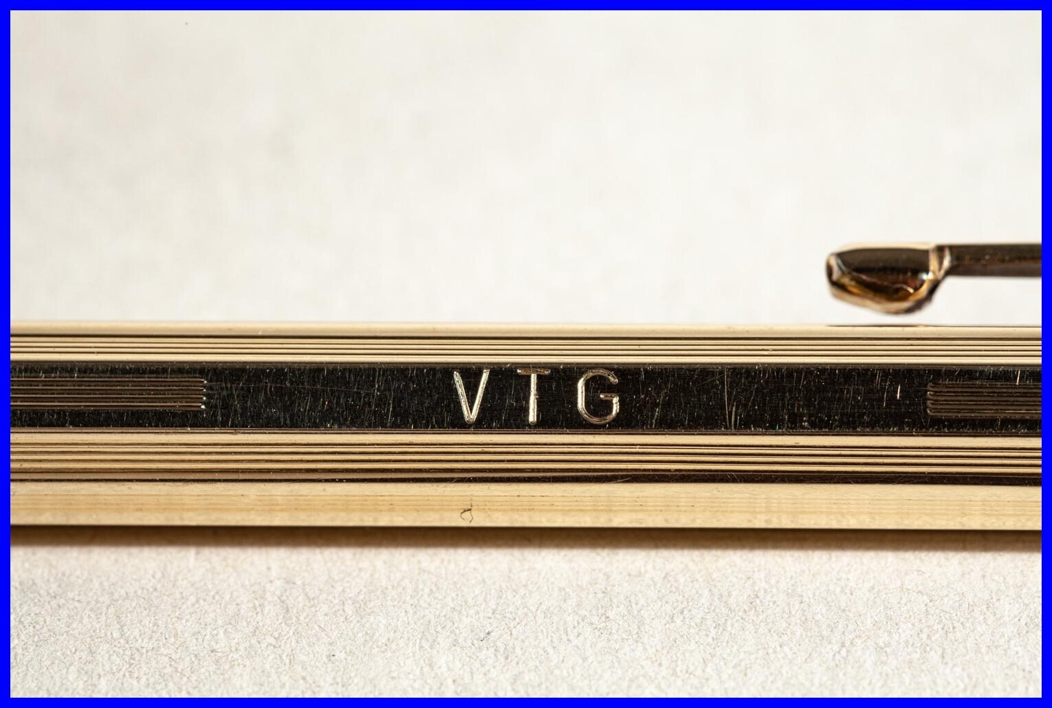 1960s Fend Gold Double Vintage All Metal Ballpoint Pen in Original Box