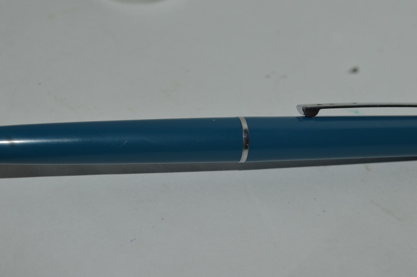 Paper Mate MALIBU Ballpoint Pen Dark Blue Color All Plastic Made In USA Ca 1980s