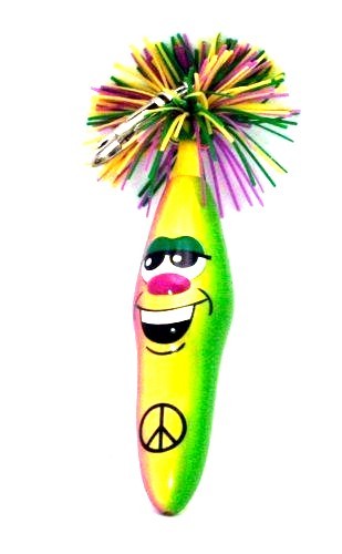 KOOKY KLICKERS KOLLECTIBLE BALL POINT PEN KREW 29 Peace KEY CHAIN BELT CLIP GIFT