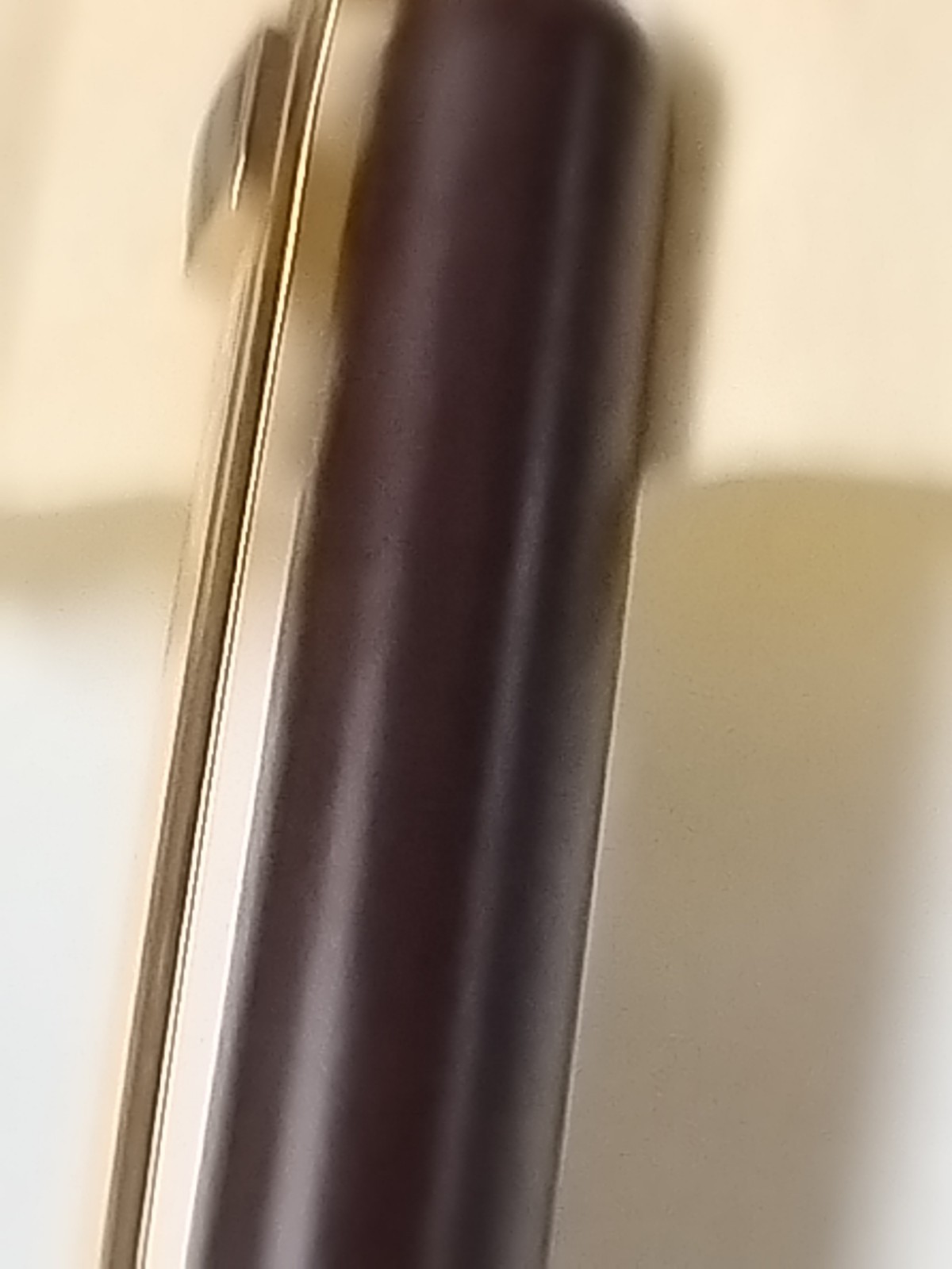 VTG Élysée Line 60 Ballpoint Pen Chocolate Brown Gold Trim-Omega Log-Germany #84