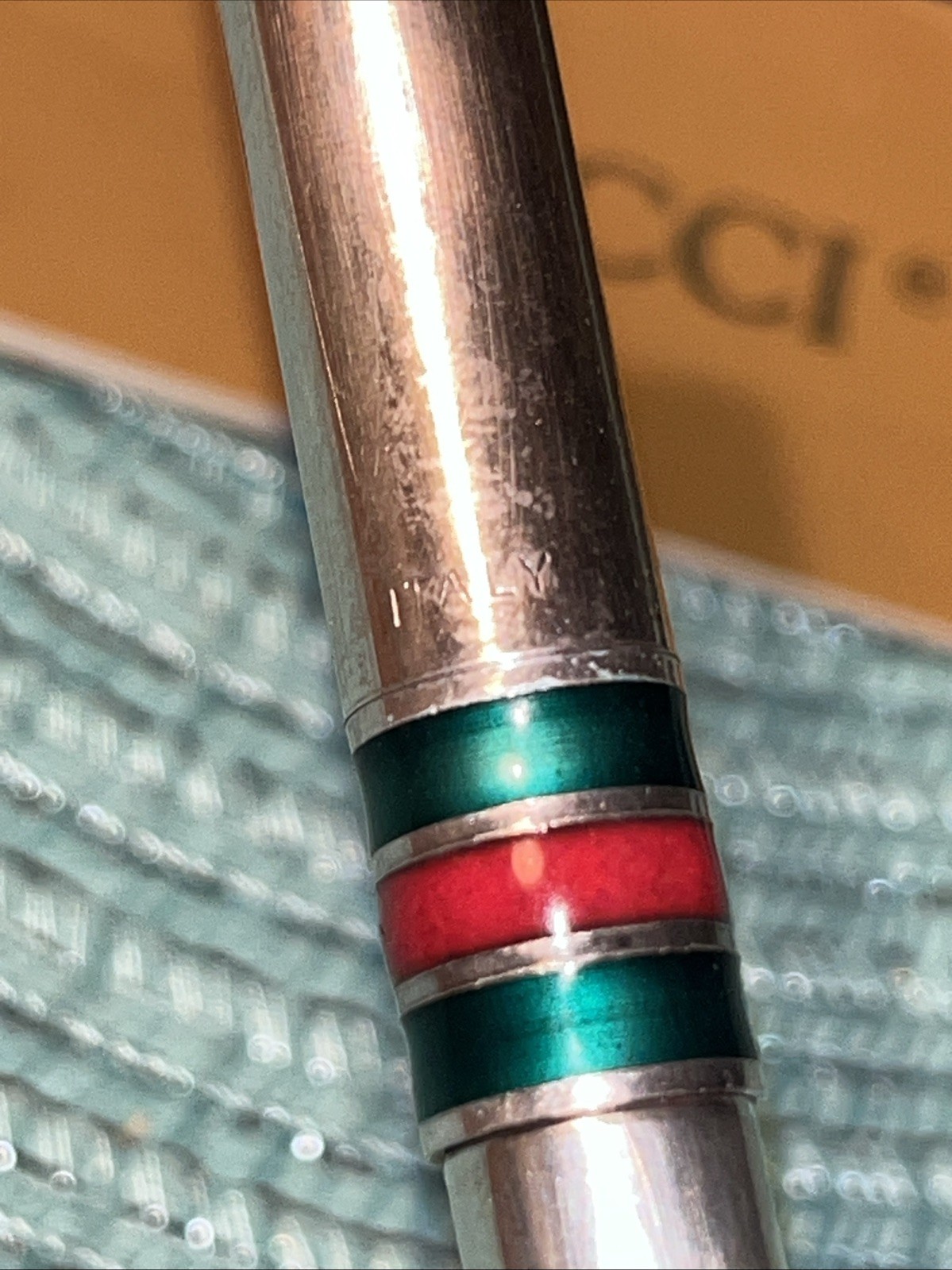 Vintage Gucci FS-10000 Solid Sterling Silver Ballpoint Pen – Working Box Papers