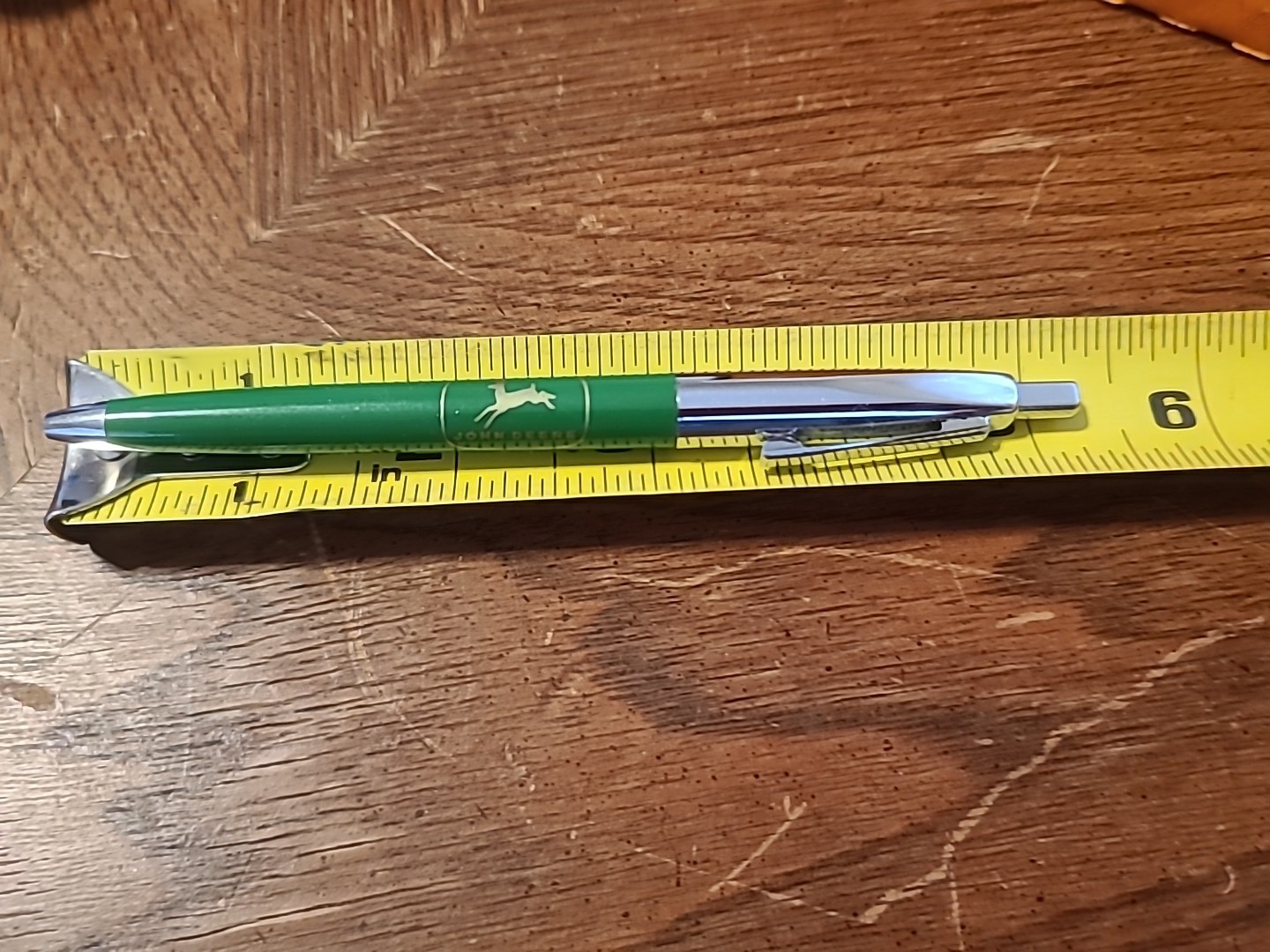 Vintage 1950s SCHEAFFER’S Brand JOHN DEERE Clicker Ballpoint Pen Dried Ink
