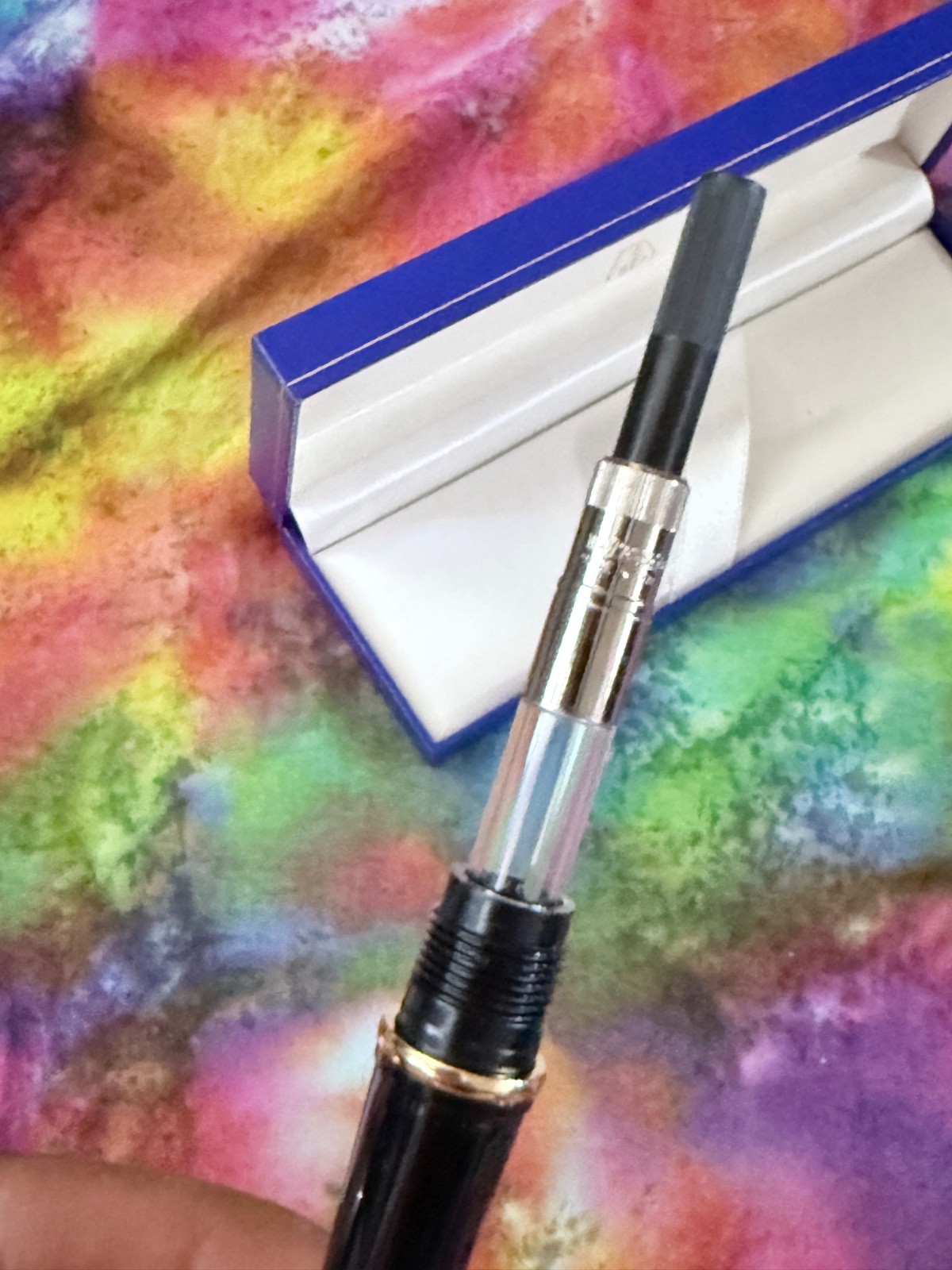 Waterman Paris Vintage X-pert Solid Burgundy Cartridge Fountain Fill Pen France