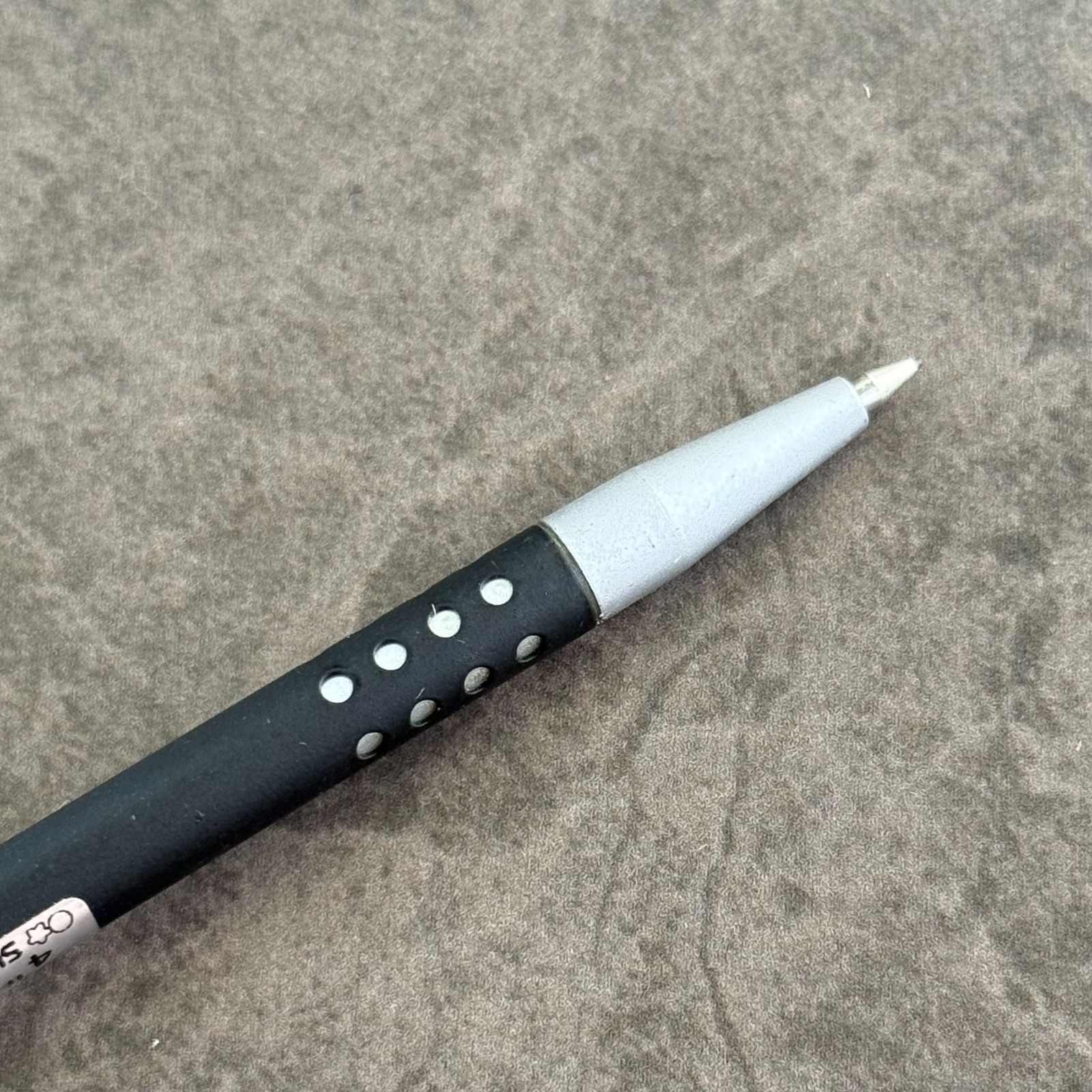 Sun Star Mini Black Pen w/ Silver Accents, Japanese Stationery Made in India