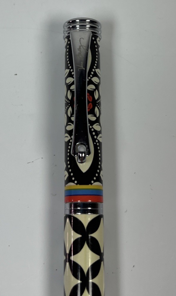 Vera Bradley Black & White Black Ink Ballpoint Pen
