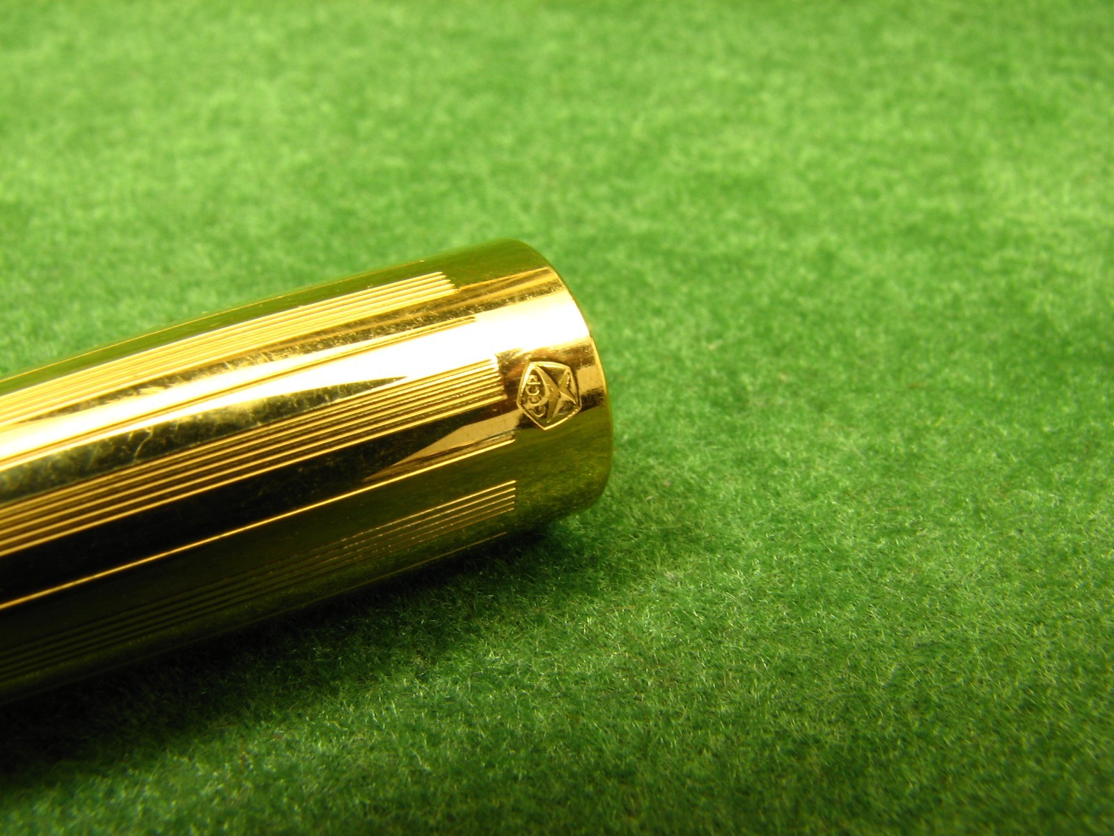 Vintage SOYUZ Goldplated Fountain Pen 14K Gold Nib USSR 1970s NOS