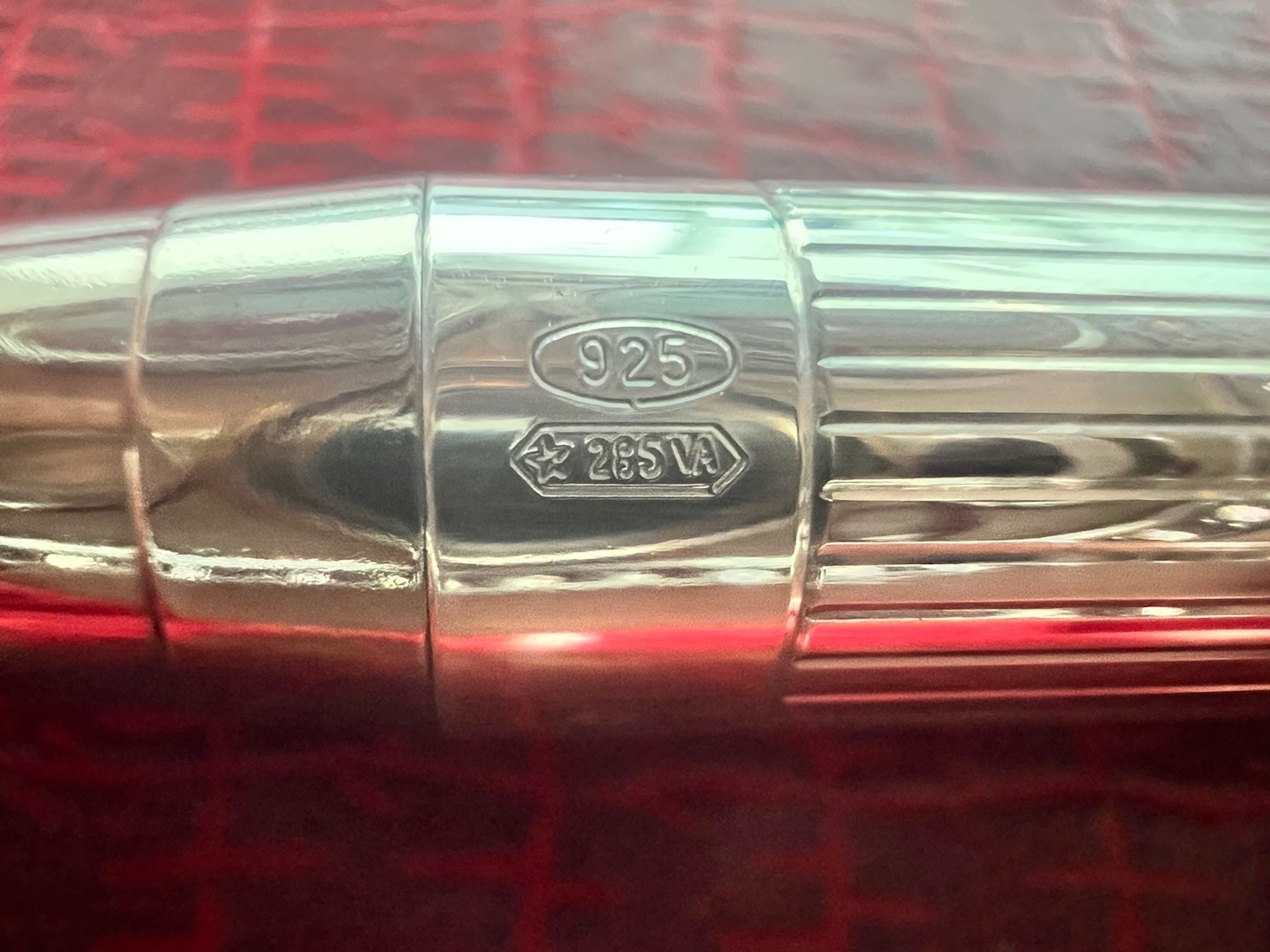 Settelaghi Silver 925 Solid Ballpoint Pen Personal Window 4