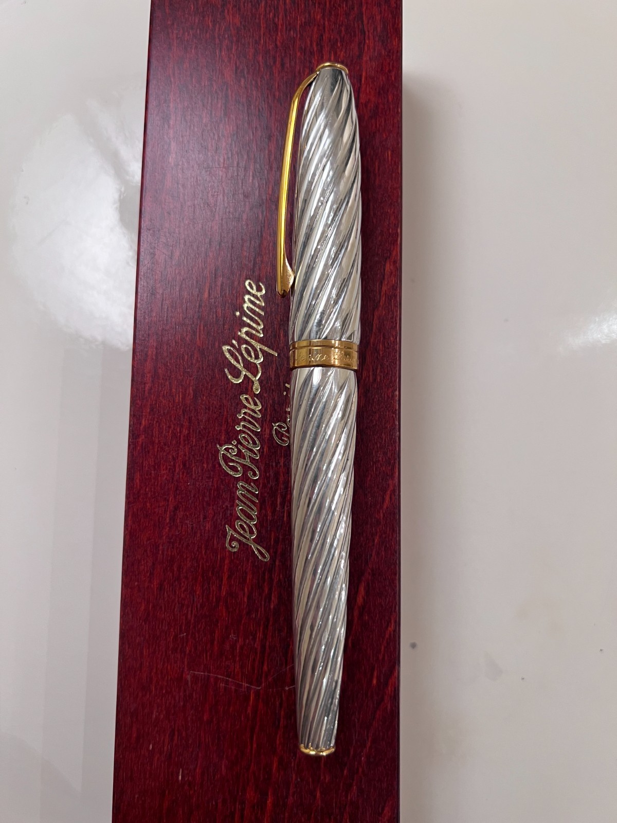 Jean Pierre Lepine Pen 18K Gold and Steel