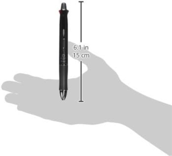 Elegant Dr. Grip Multi-Function Pen 4-in-1 with 0.5mm Ink & Mechanical Pencil
