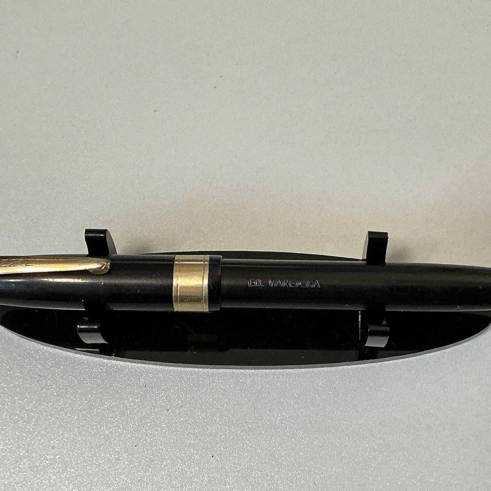 Vintage Penman Black Ballpoint Pen “Ed. Varejcka” —B135
