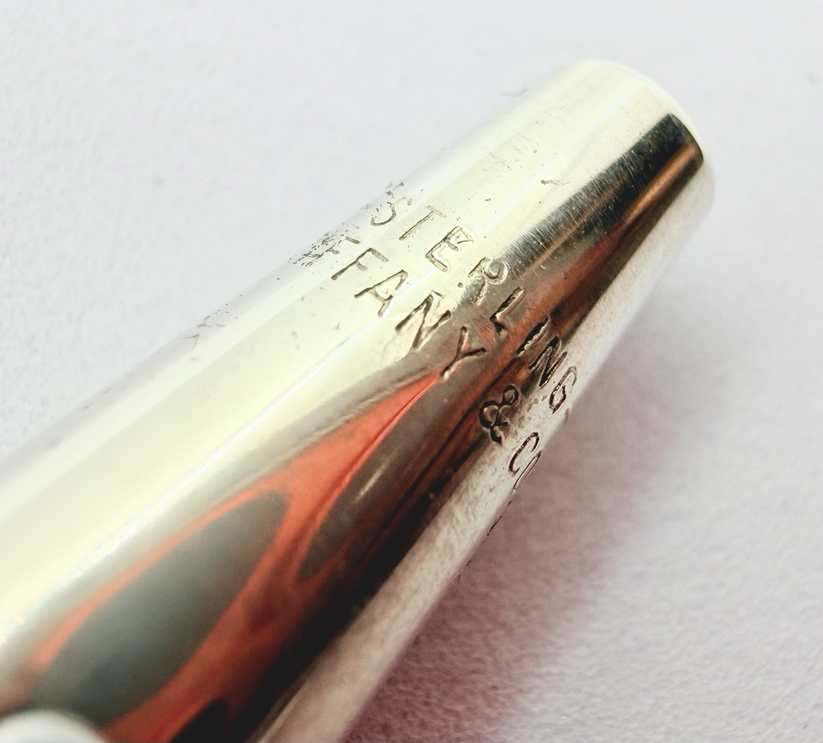 Tiffany Sterling Silver 925 Ballpoint Pen Full Functional Fashion Brand