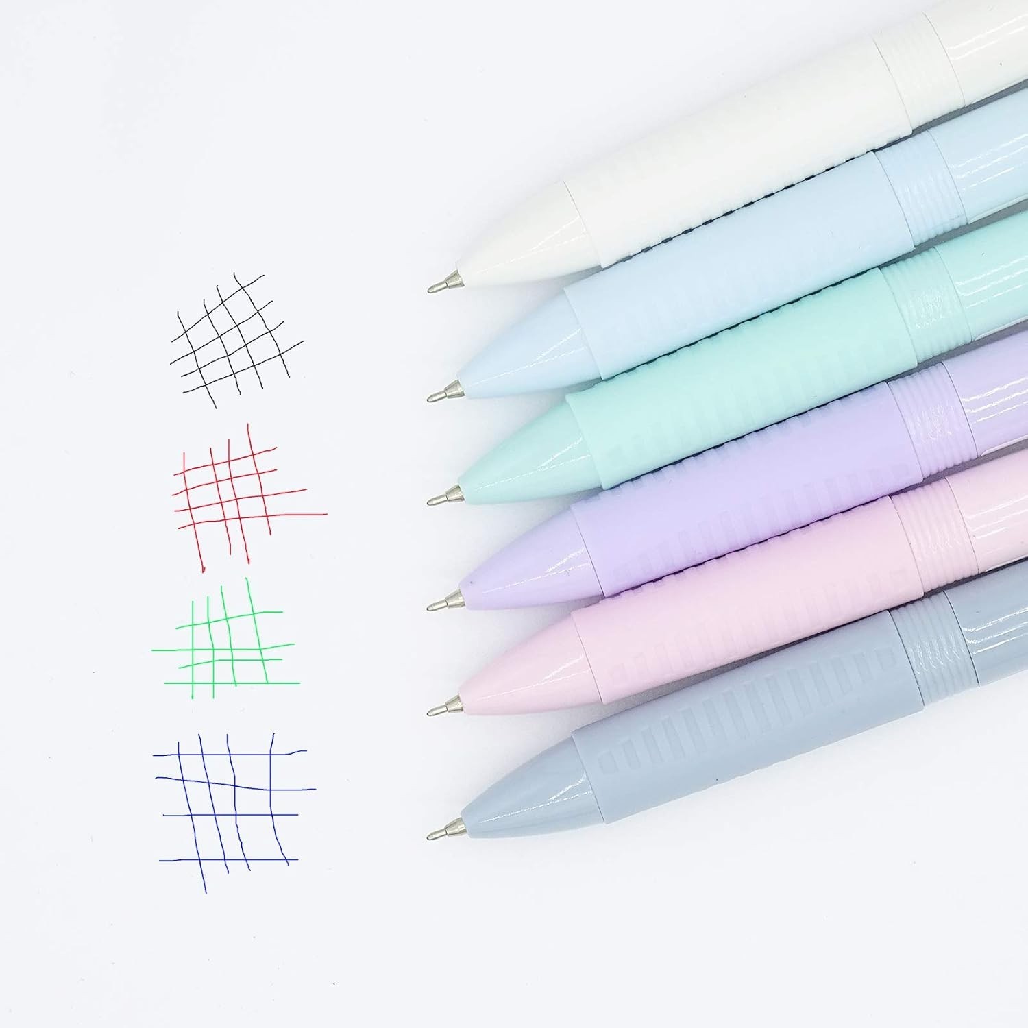 Multicolor Ballpoint Pen 0.5, 4-in-1 Colored Pens Fine Point,Ballpoint Gift P…