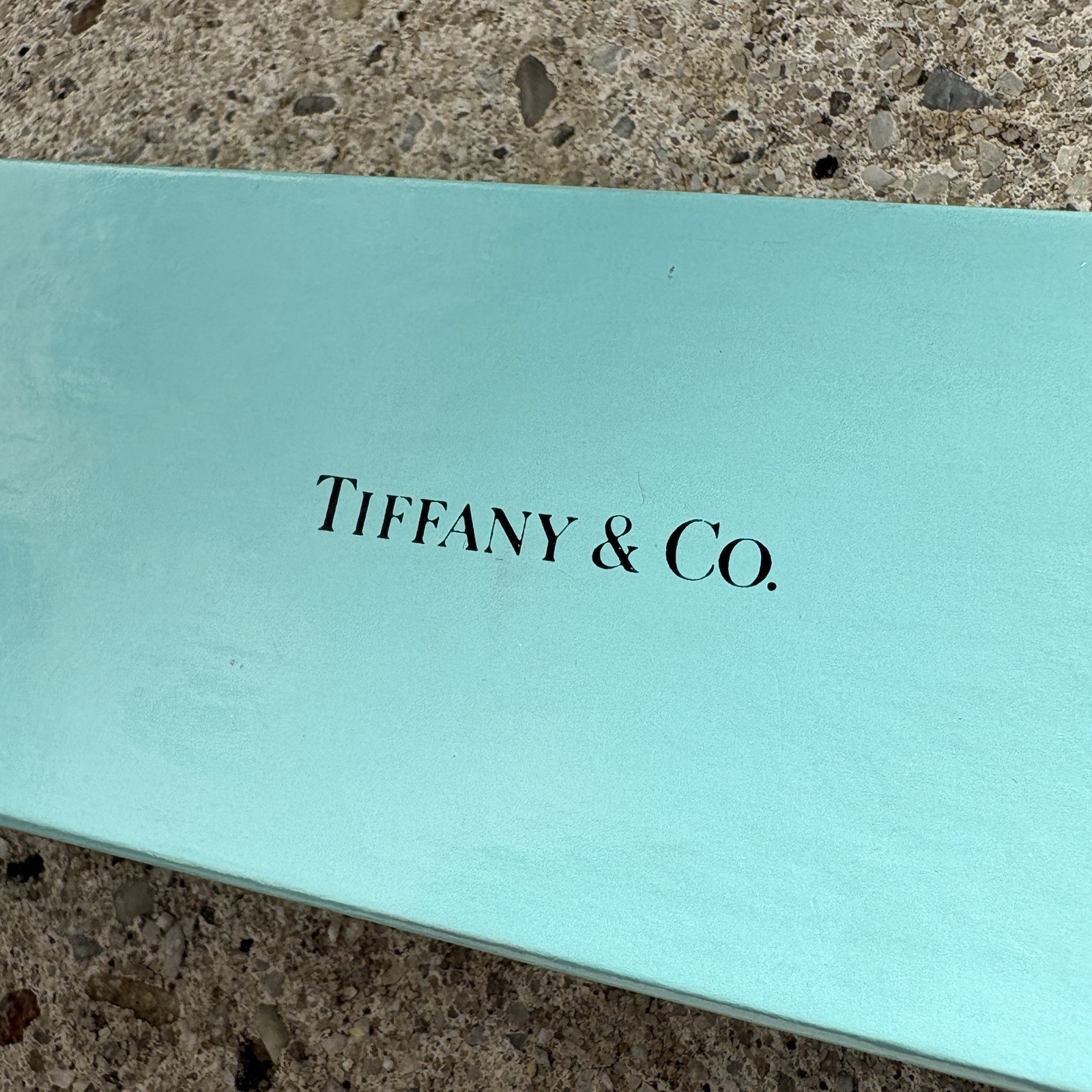 NWOT TIFFANY＆CO. Ballpoint Pen T Clip Silver & Gold Trim Box & Pouch