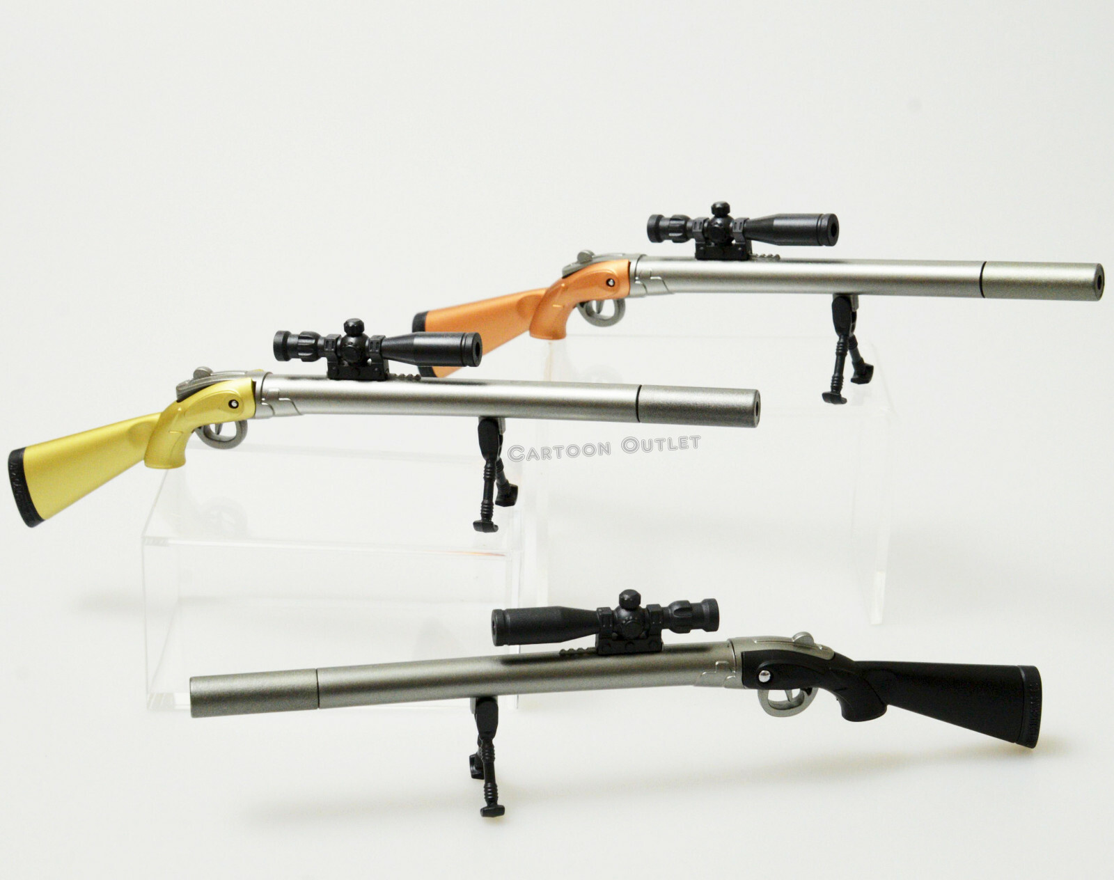 Novelty Gun Pen Collectable Rifle Shaped Ink Pen Man Cave Office Birthday Gift