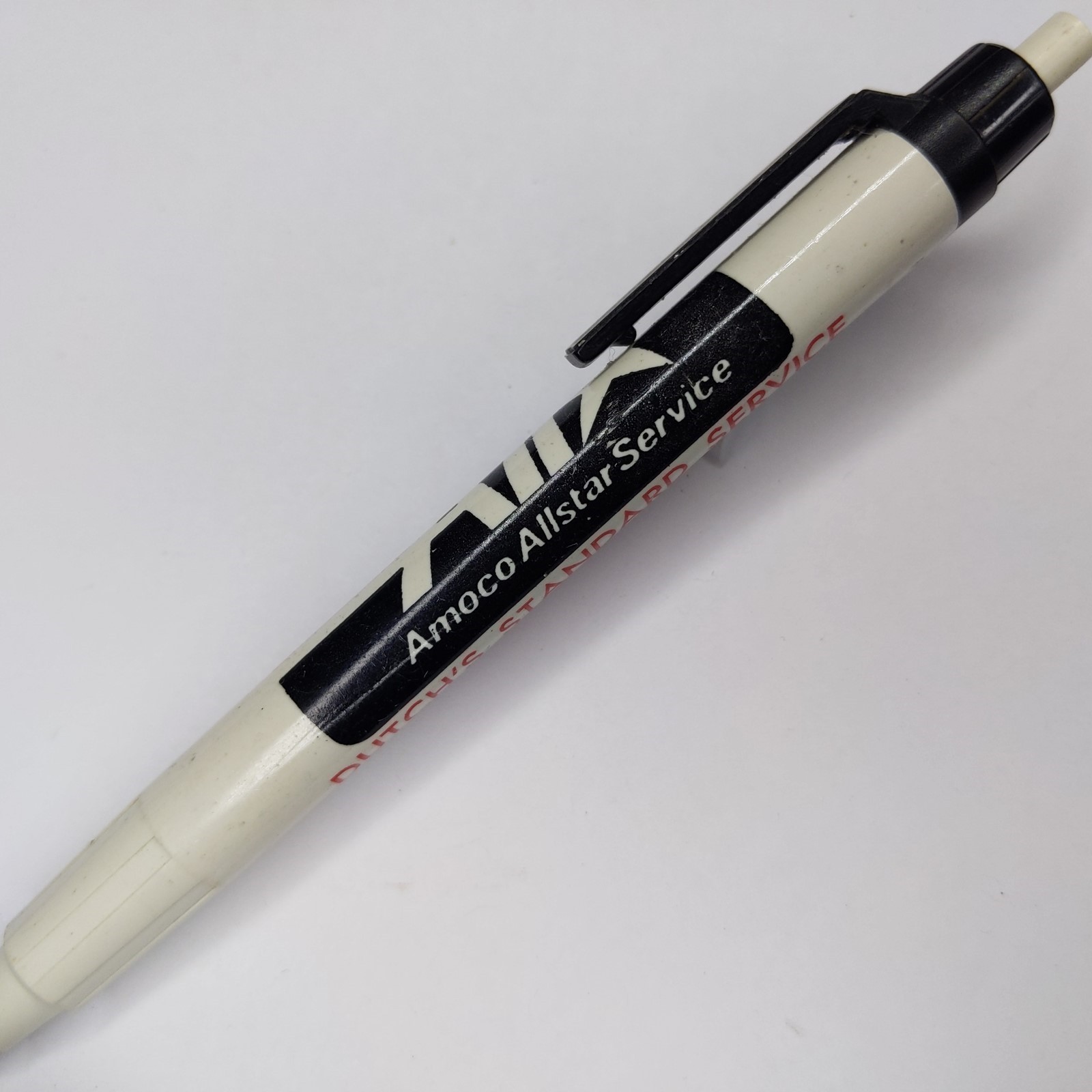 c1980s Independence IA Dutch’s Standard Service Amoco Allstar Advertising Pen G7