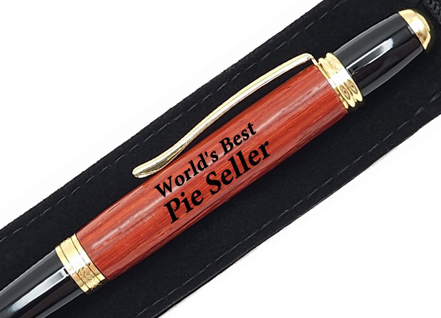 Gift For Pie Seller World’s Best Pie Seller Present Engraved Pen