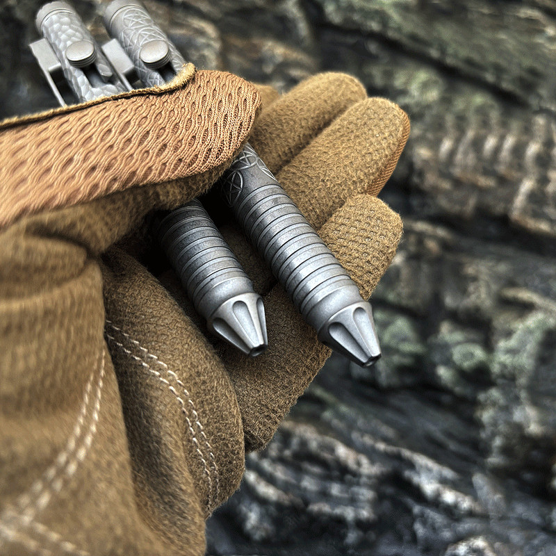 EDC Titanium Spinner Pocket Ball Pen Business Signature Pen StudentS Stationery