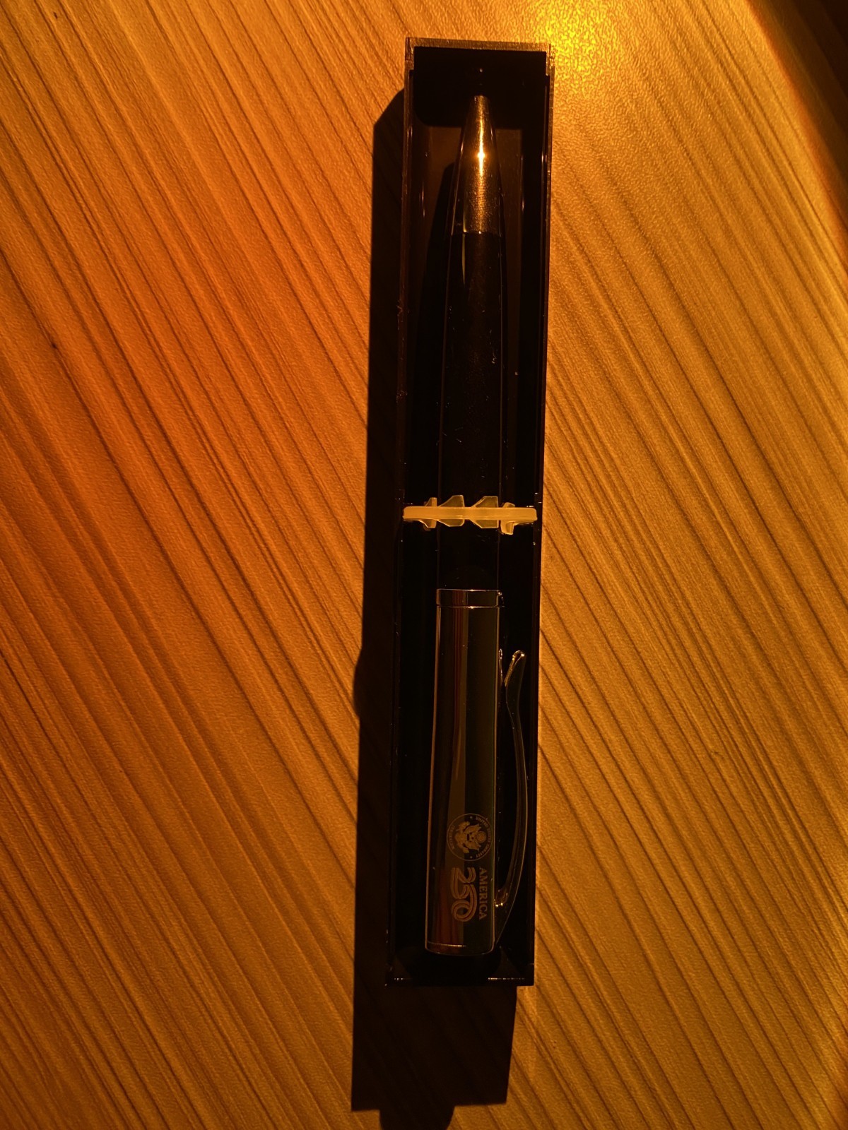 Executive Black & Silver Ballpoint Signature Pen – America 250 Commemorative