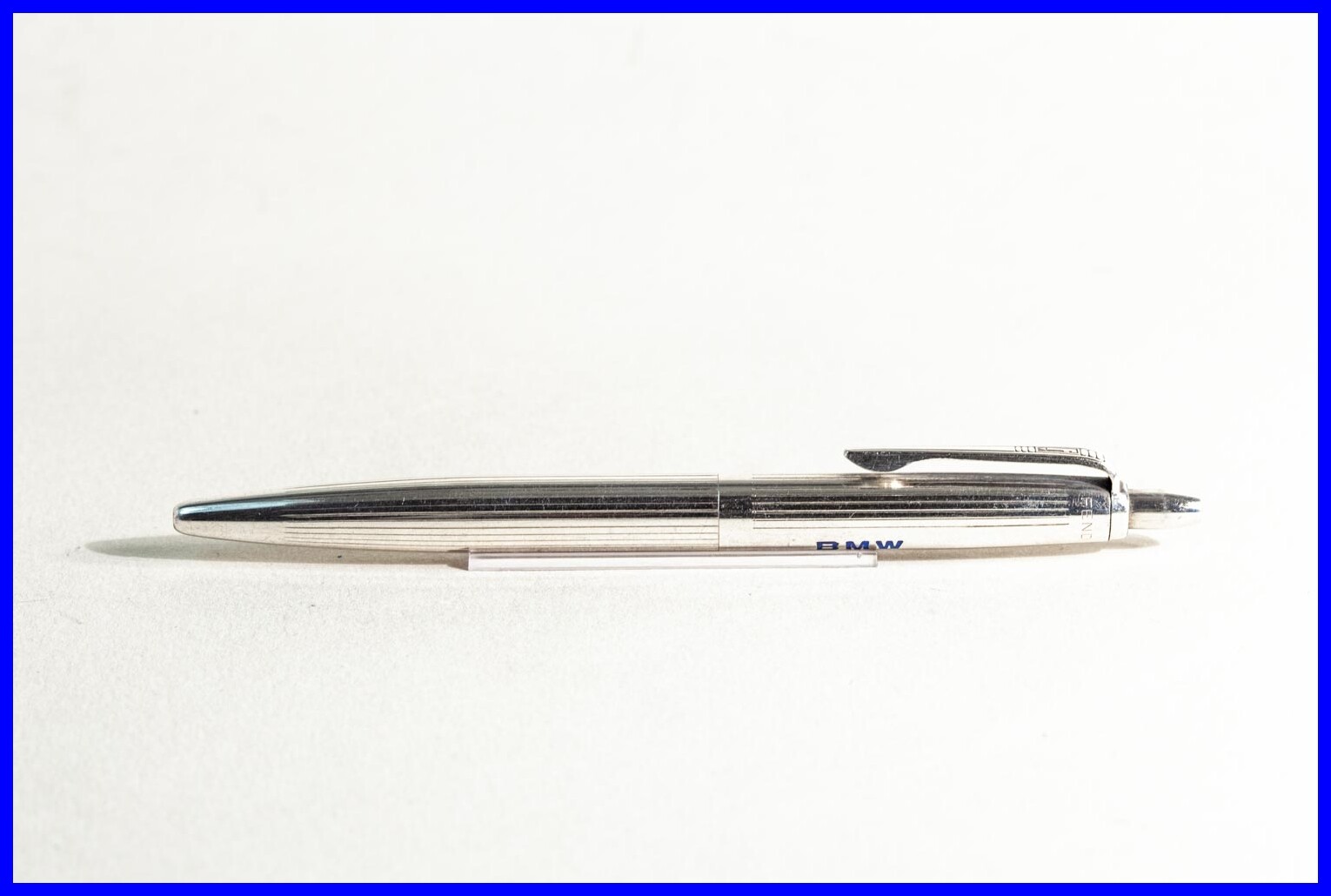 BMW German Mid Century Design FEND TRUXA SILVER PLATED Ballpoint Pen 1960’s made
