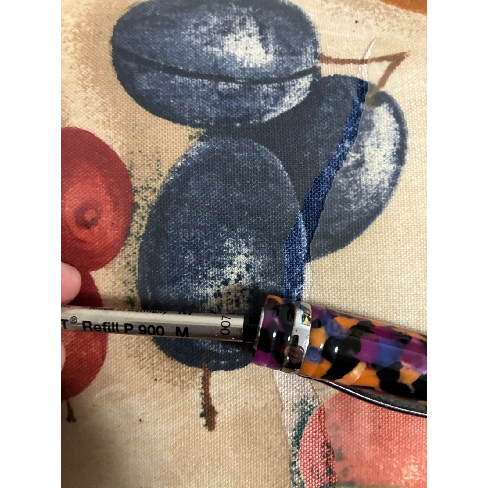 Monteverde Invicta Ballpoint Pen Mosaic Purple Orange Black Schmidt Refill M
