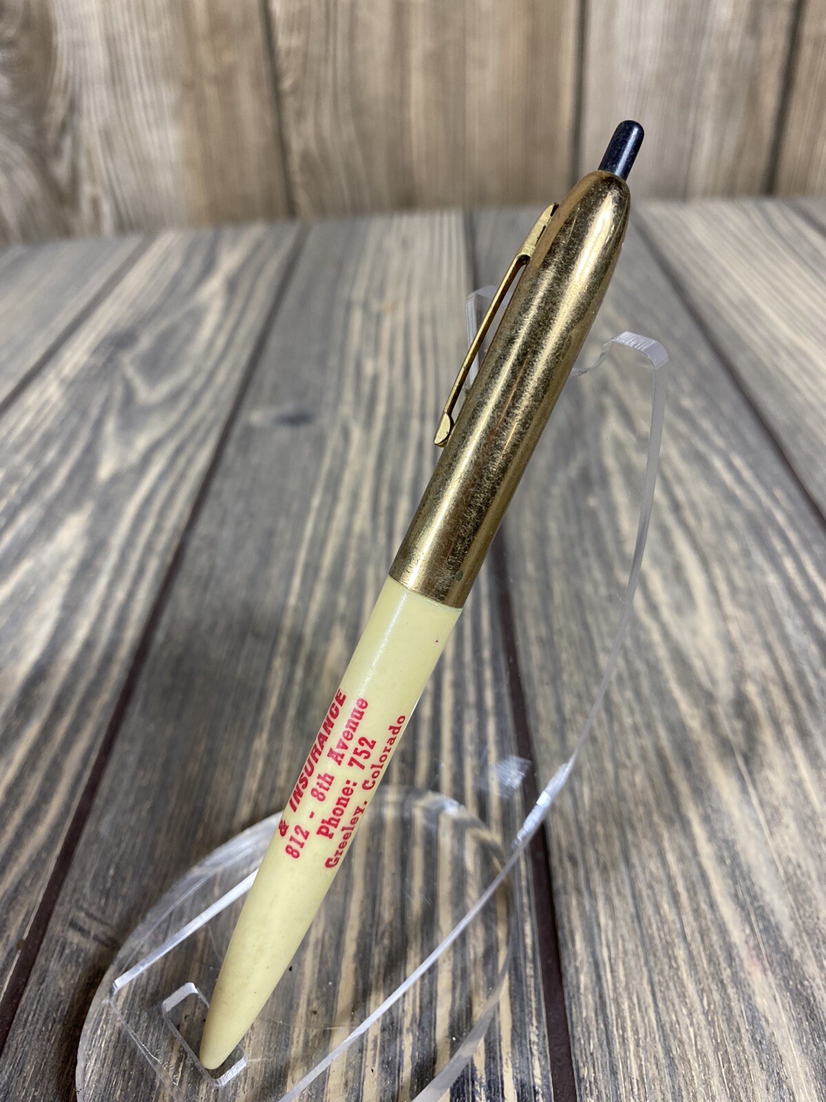 Vintage Hays Realty Auction And Insurance Lincoln Nebraska Pen Advertisement
