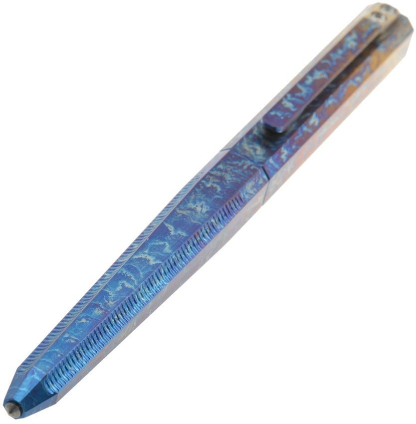 Ketuo Titanium Lightning Strike Tactical Pen Glassbreaker Screw-On Cap Anodized