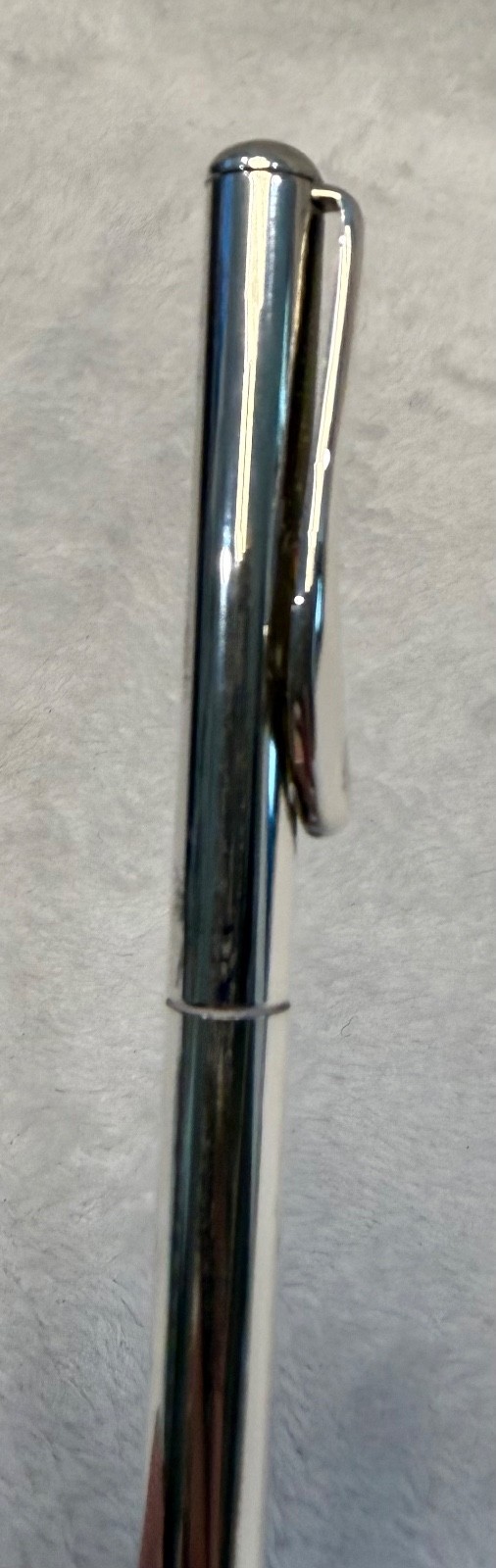 VTG TIFFANY & CO STERLING SILVER ELSA PERETII BALLPOINT PEN W/BOX & DUST POUCH